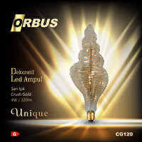 Orbus Crush Gold 4 W 320LM CG120 Dekoratif Led Ampul