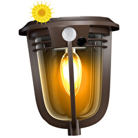 Greentech Güneş Enerjili Hareket Sensörlü Cob Led Duvar Aplik / GT-SL18
