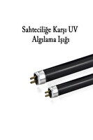 Şahnet 4W T5 BLB Floresan Ampul Mor Işık 13.6 CM Para Makinesi Lambası