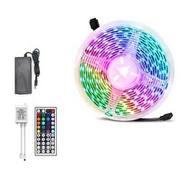 Evimdeyokyok 3 Çipli Led Strip WN-1144 5050 Smd Type RGB Kumandalı 5 Metre Şerit Led