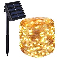 Evimdeyokyok Solar Güneş Enerjili Peri 20 M Günışığı 8 Mod 200 Led Led
