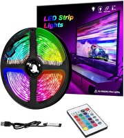 Electroon Bluetooth Kumandalı TV Arkası Rgb USB Şerit LED 5 M