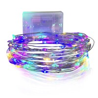 Upway 10M Su Geçirmez 4 Renkli Pilli 100 Led Işık