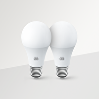 Günsan 2'li LED Ampul 9W Gün Işığı E27 4000K 825 Lümen 2 Adet