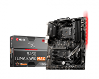 MSI B450 TOMAHAWK MAX II AMD B450 4133 MHz DDR4 AM4 M.2 DVI HDMI ATX Anakart