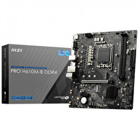 MSI Pro H610M-B Intel H610 3200 MHz DDR4 LGA 1700 M.2 SATA HDMI 1700P Micro ATX Anakart