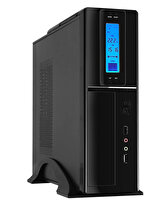 Frisby FC-S6040B Dijital Göstergeli USB 2.0 300 W Kulplu Slim Tower Micro ATX Bilgisayar Kasası