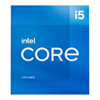 Intel RocketLake Core i5 11400 2.6 GHz 12 MB Önbellek 6 Çekirdek 1200 Pin Fanlı Kutulu İşlemci