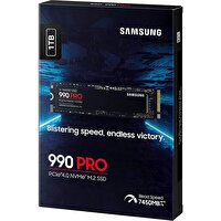 Samsung 990 Pro MZ-V9P1T0BW Pcie 4.0 1 TB NVMe M.2 SSD Disk