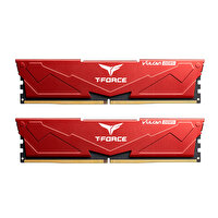Team T-Force Vulcan FLRD532G5200HC40CDC01 32 GB (2x16gb) DDR5 5200 MHz CL40 Kırmızı Gaming RAM