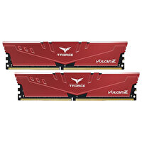 Team T-Force Vulcan Z Red TLZRD416G3200HC16CDC01 16 GB (2x8 GB) 3200 MHz DDR4 CL16 Gaming RAM