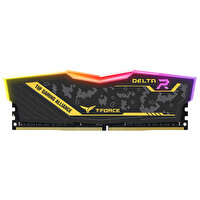 Team T-Force TUF Yellow Delta RGB TF9D432G3200HC16F01 32 GB (1x32 GB) DDR4 3200 MHz CL16-20 Gaming RAM