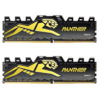 Apacer Panther Black-Gold AH4U16G32C28Y7GAA-2 16 GB (2x8 GB) DDR4 3200 MHz CL16 Gaming RAM