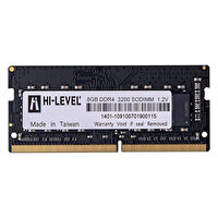 Hi-Level HLV-SOPC25600D4/8G 8 GB (1x8 GB) DDR4 3200 MHz CL22 Notebook RAM