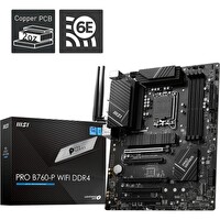 MSI PRO B760-P WiFi ntel B760 5333 MHz DDR4 ATX Gaming Anakart