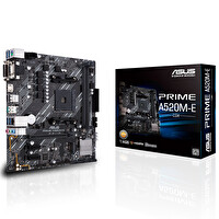 Asus Prime A520M-E CSM AMD A520 Soket AM4 DDR4 4400 MHz 1xM.2 mATX Anakart