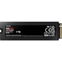 Samsung 990 PRO 1 TB 7450/6900 MB/s Soğutuculu Güç Tasarruflu Termal Kontrol PCIE Gen 4.0 Nvme M.2 SSD