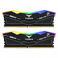Team T-Force Delta RGB FF3D532G5600HC32DC01 32 GB (2x16 GB) DDR5 5600 MHz CL32 Siyah Gaming RAM