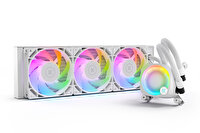EKWB Ek-Nucleus AIO CR360 Lüx D-RGB Fanlı Beyaz Sıvı İşlemci Soğutucu
