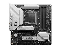 MSI B760M Project Zero Intel LGA1700 DDR5 7800+(OC) MHz MATx Anakart
