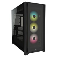 Corsair 5000X RGB Temperli Camlı Mid-Tower ATX Siyah Gaming Kasa