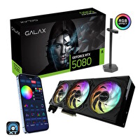 Galax 58NZN6MDBYEX GeForce RTX 5080 EX Gamer 1-Click OC 16 GB GDDR7 256 Bit DLSS 4 Ekran Kartı