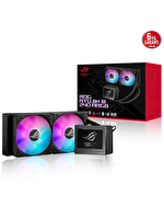 Asus Rog Ryujin III 240 ARGB Oled 3.5" LCD Aura Sync 2*120MM Radyatör AIO Siyah Sıvı Soğutucu 90RC00K1-M0UAY0