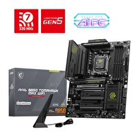 MSI MB MAG B850 Tomahawk Max WiFi AM5 DDR5 8400MHz OC HDMI 4x M.2 USB 10Gbps 5G LAN Wi-Fi 7 ATX Anakart