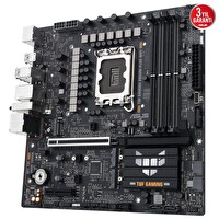 Asus TUF Gaming B860M-PLUS Intel B860 LGA1851 DDR5 8800 DP HDMI Type-C 3x M2 USB3.2 Gen 2x2 Aura RGB 2.5Gbit LAN mATX 12+1+2+1 Güç