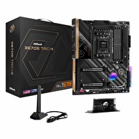 Asrock X670E TAICHI AMD X670E Soket AM5 DDR5 6600 Mhz (O.C) Wi-Fi 6E M.2 E-ATX Anakart