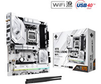 Asrock X870 Steel Legend WiFi AMD X870 Soket AM5 DDR5 8000 MHz OC ATX Gaming Anakart