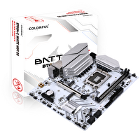 Colorful Battle-AX B760M-G Beyaz WiFi DDR5 7600 MHz mATX Gaming Anakart