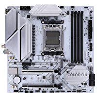 Colorful Battle AX B650M - White WiFi V15 DDR5 7600 MHz mATX Gaming Anakart