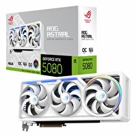 Asus ROG Astral GeForce RTX 5080 White OC 16GB GDDR7 256Bit HDMI/DP Ekran Kartı