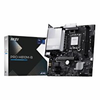 MSI Pro H810M-B DDR5 6400 MHz OC M.2 HDMI/DP PCIe 5.0 1851P mATX Anakart