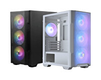MSI MAG Forge M100R Temperli Cam Mesh 4x120mm ARGB Fan USB 3.2 Beyaz Micro-ATX Tower Oyuncu Kasa