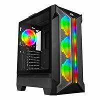 Power Boost VK-Z002B USB 3.2 ARGB eATX Mid Tower Siyah Kasa