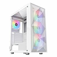 Power Boost PB-P3509BW USB 3.2 ARGB ATX Mid Tower Beyaz Kasa