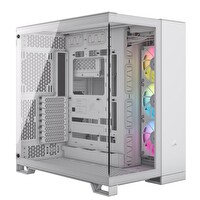 Corsair iCUE Link 6500X RGB Tempered Glass White USB 3.2 ATX Mid Tower Kasa