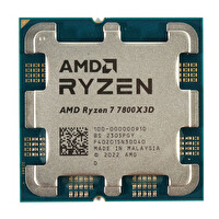 AMD Ryzen 7 7800X3D 8 Çekirdek)4.2GHz- 5.0GHz 104MB AM5 İşlemci Tray