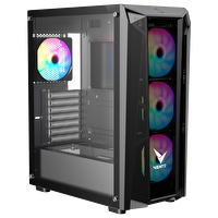 Vento VG15FE Rainbow Tempered Glass USB 3.0 Mesh ATX Mid Tower Kasa - FSP 650W 80Plus PSU