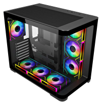 GameBooster GB-G2852B 750W 80+ Bronze SeaView ARGB Type-C 3.1 ATX Mid Tower Siyah Kasa