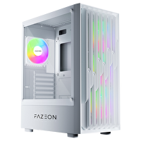 Fazeon F18 650W 80+ Bronze Tempered Glass Mesh 4x ARGB Fanlı USB 3.0 Beyaz E-ATX Bilgisayar Kasası