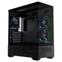 GameBooster NYVRA ALPHA 750W 80+ Bronze SeaView ARGB ATX3.1 PCI-E 5.1 ATX Mid Tower Kasa