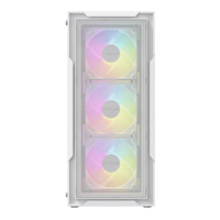 Fazeon F11 750W 80+ Bronze Tempered Glass Mesh 4x RGB Fanli Beyaz ATX Bilgisayar Kasası
