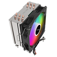 Fazeon A5120TRA 12 CM RGB Kule Tipi Siyah İşlemci Soğutucu