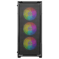 Fazeon F11 Plus 650W 80 Plus Bronze Temperli Cam Mesh 4x RGB Fanlı Siyah ATX Oyuncu Kasası