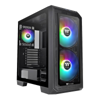 Thermaltake View 300 MX USB 3.2 ATX Mid Tower Çift Ön Panelli Siyah Bilgisayar Kasası
