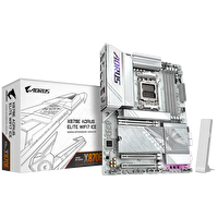 Gigabyte X870E Aorus Elite Ice WiFi7 DDR5 8200 MHz OC M.2 HDMI/USB-C PCIe 5.0 AM5 ATX Anakart