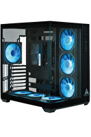 Aerstone Gaming Trion 850W Panoramik Akvaryum Oyuncu Bilgisayar Kasası